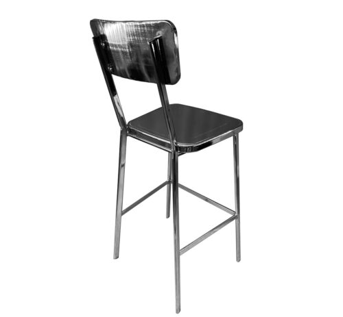 Bob Chrome Barstool Silver