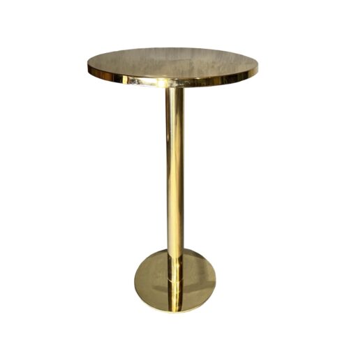 T-067 | Cocktail Chrome Table Gold