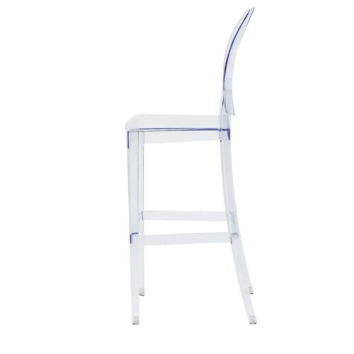 Ghost Barstool With Back