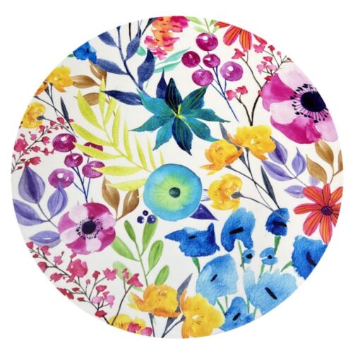 C-036 Charger Plate Flowers