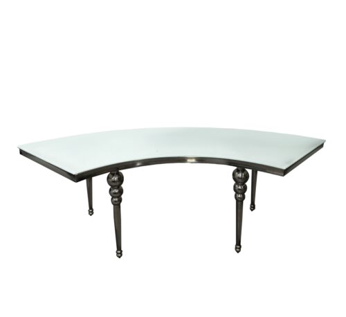 T-070 | Serpentine Chrome Table Silver