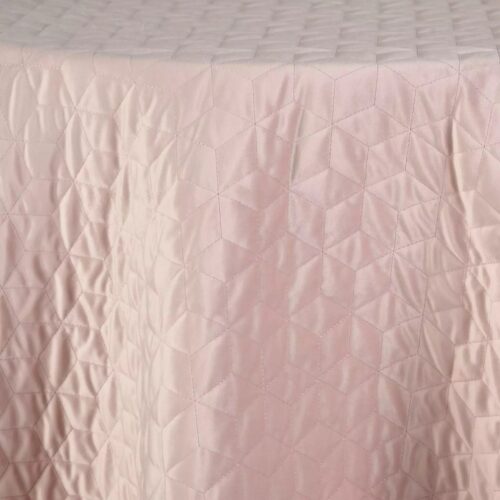 Quilted Velvet Honeycomb Blush