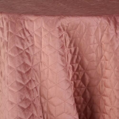 Quilted Velvet Honeycomb Canyon-Rose