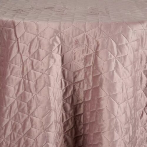 Quilted Velvet Honeycomb Mauve
