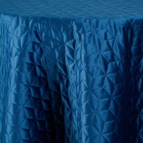 Quilted Velvet Honeycomb Navy