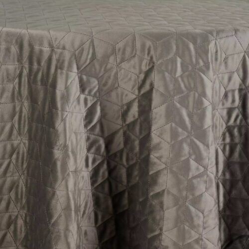 Quilted Velvet Honeycomb Steel