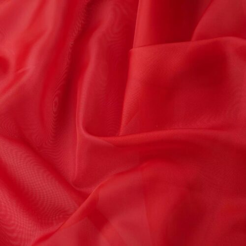 Voile Plain Red