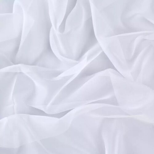 Voile Plain White