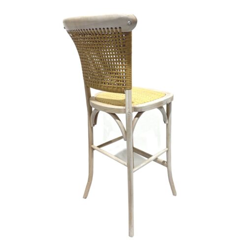 Coco Wicker Barstool White-Wash