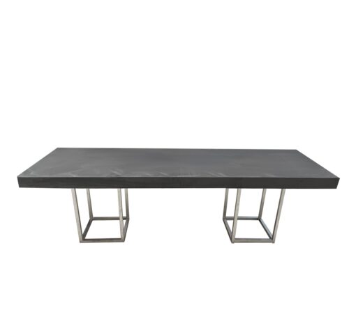 T-060 | Wrap Rectangular Table with Square Metal Legs