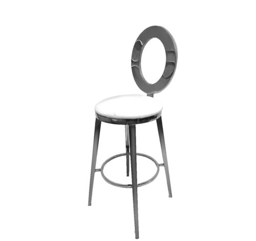 Dior Barstool Silver