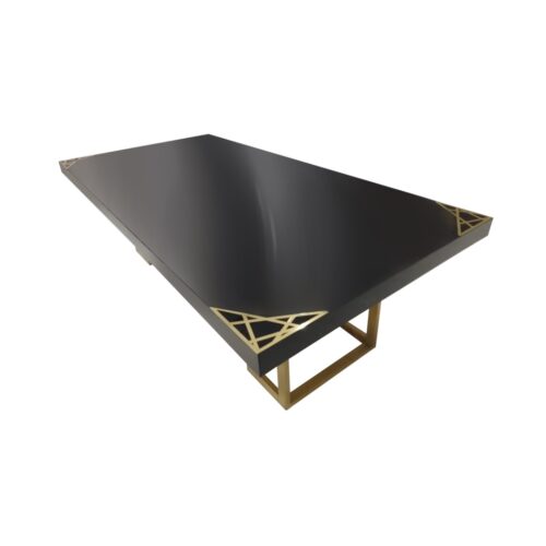 T-027 | Mirror Table with Square Metal Legs