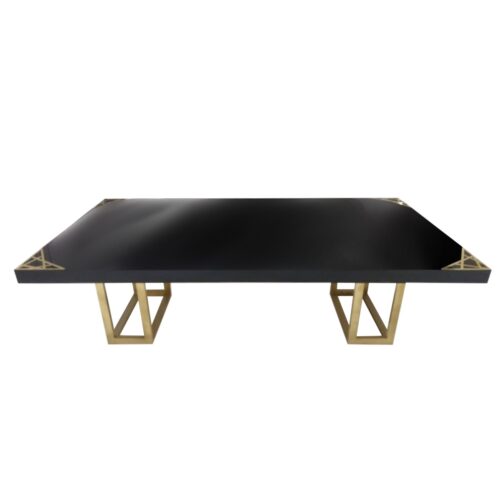 T-027 | Mirror Table with Square Metal Legs